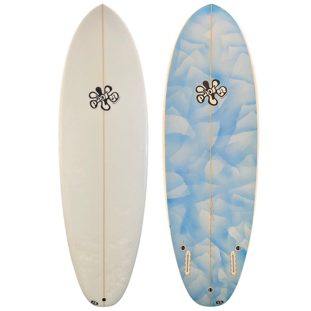 5'7" Proper Surfboards "Performance Egg" - Used Twinzer Groveler Shortboard