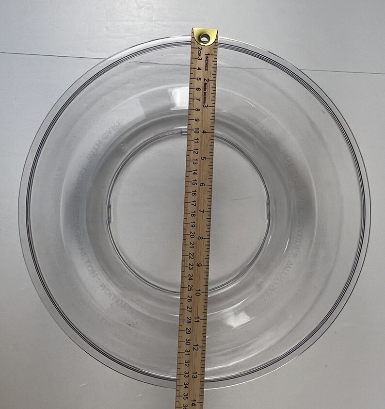 NuWave Pro Plus Infrared Oven Model 20621 Plastic Dome Clear