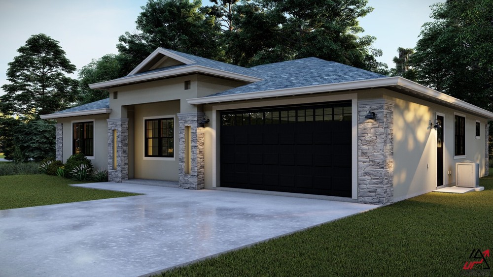BLUEPRINTS CONTEMPORARY HOUSE PLAN ARCHUP #126