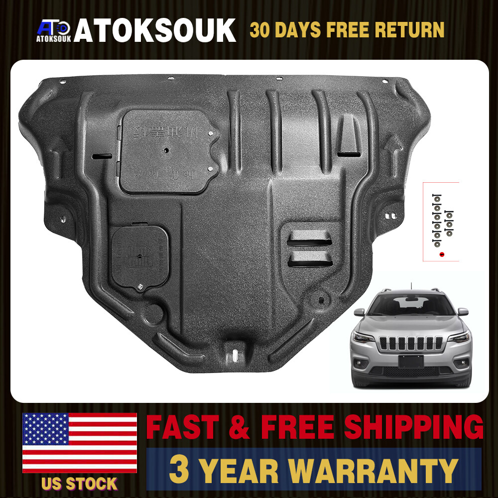Engine Splash Guard For Jeep Cherokee 2019-2023 Under Engine Shield Cover Board
