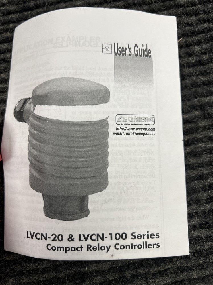 NIB OMEGA LVCN-20 DUAL SENSOR LEVEL CONTROLLER (191)