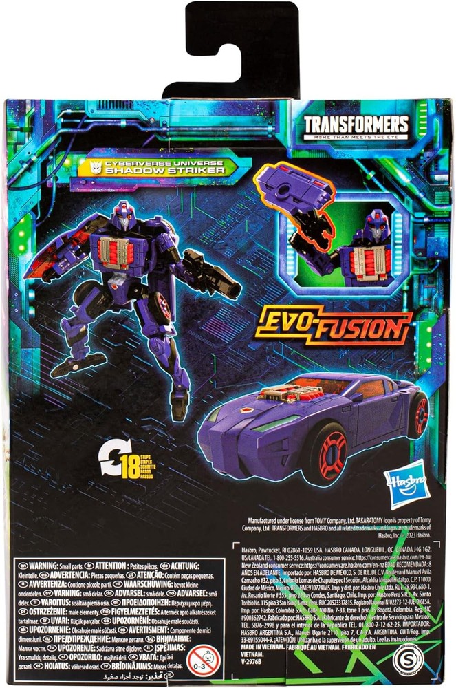 Transformers Toys Legacy Evolution Deluxe Cyberverse Universe Shadow Striker...