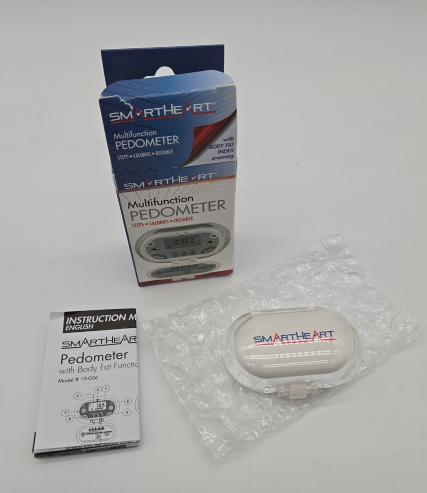 MULTIFUNCTION  PEDOMETER CLIPS TO BELT OR POCKET