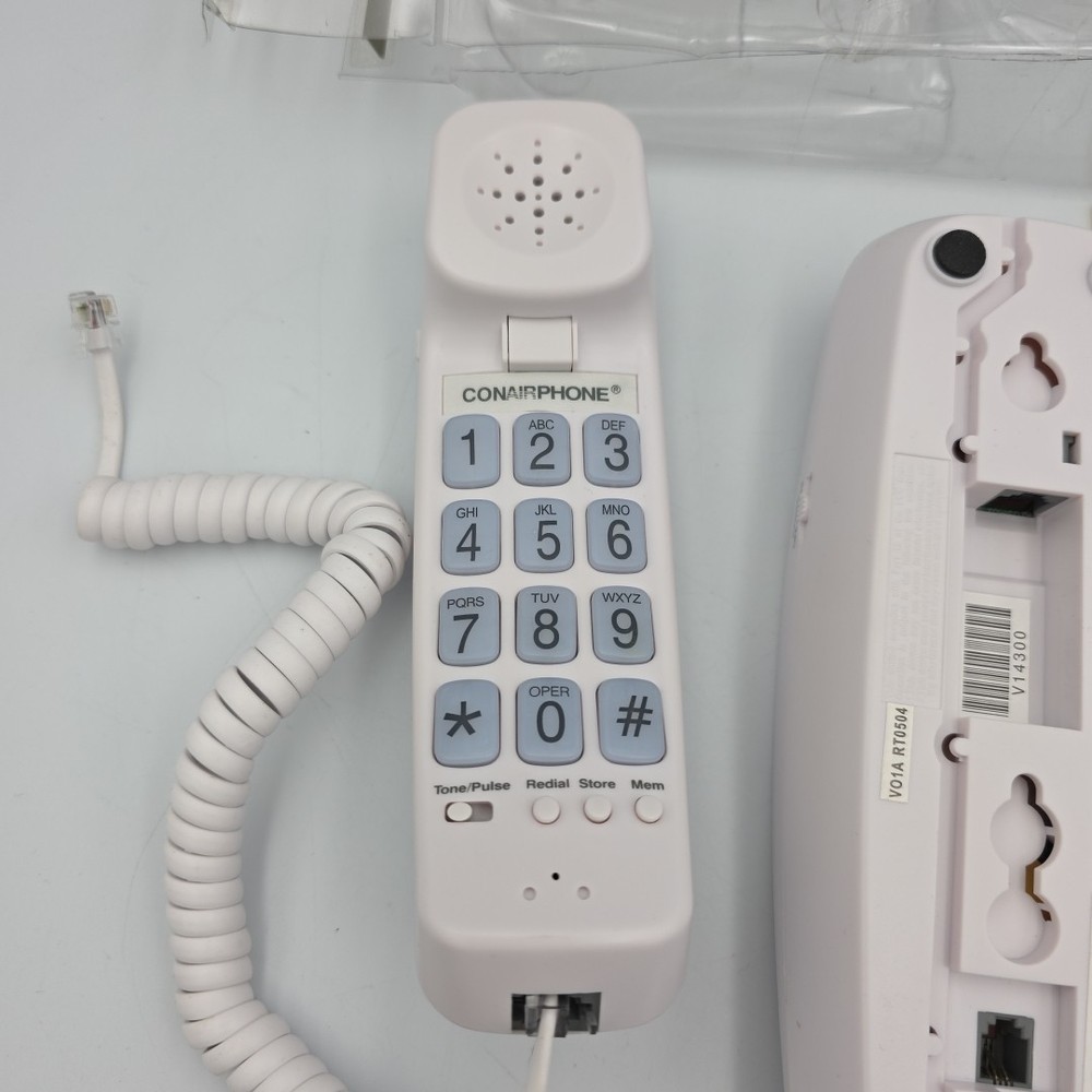 CONAIR CID110WCS Caller ID Telephone Corded Big Button Open Box