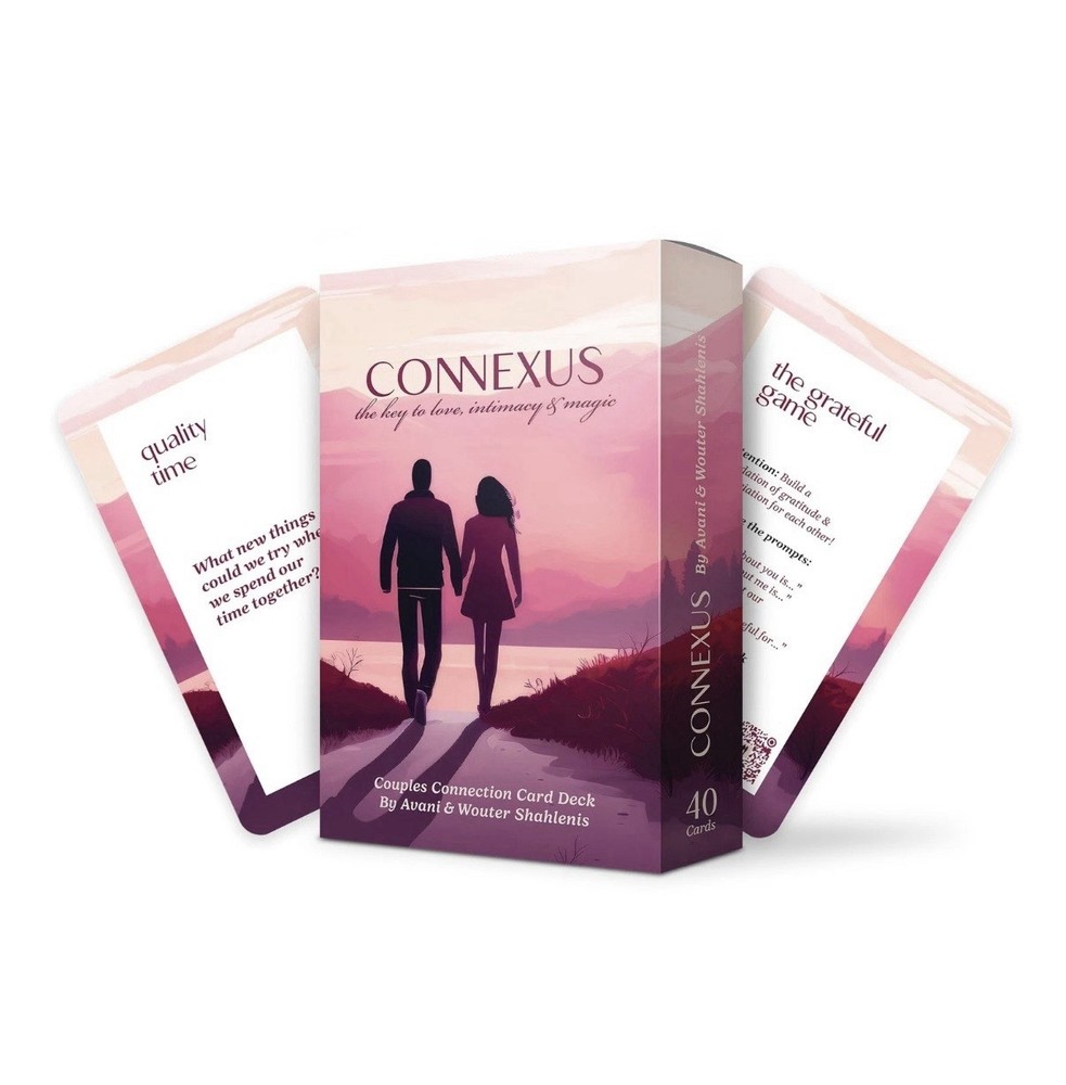 Connexus Couples Card Deck Intimacy, 40 Conversation Starters + Live Challenge
