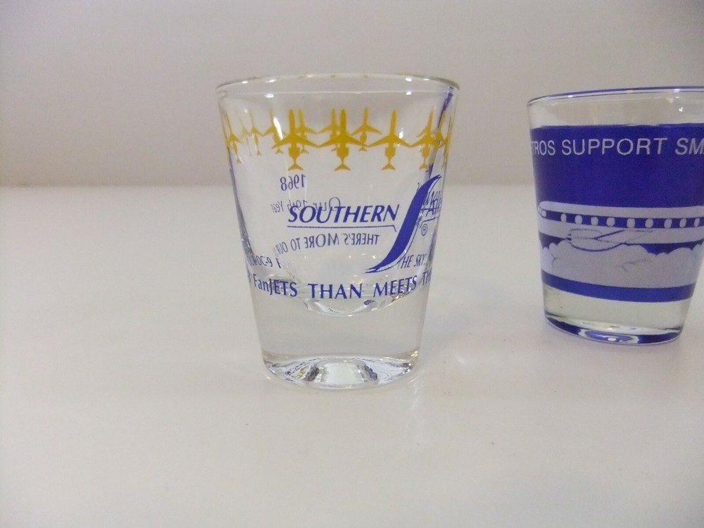 Southern Airlines Shot Glasses