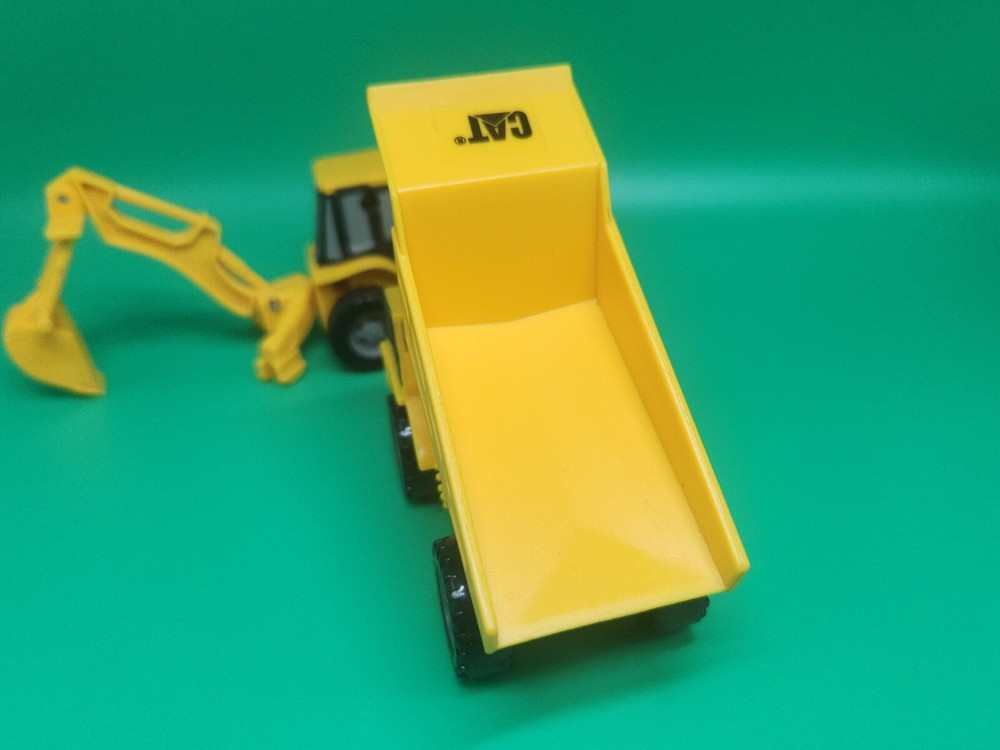 Toy State CAT Mini Machine Construction Caterpillar Excavator Digger Dump Truck