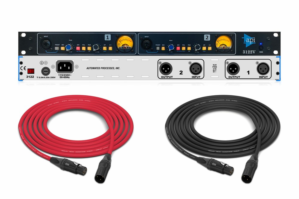 API Audio 3122V | 2-Channel Microphone/Line Preamplifier