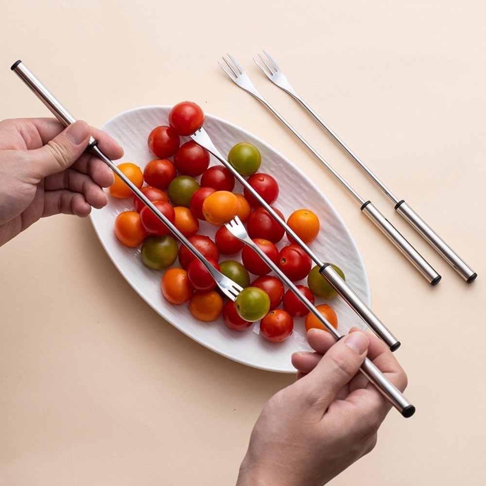 Appetizer Fork Fruit Fork Dessert Table Extended Fork Head Rust Resistant
