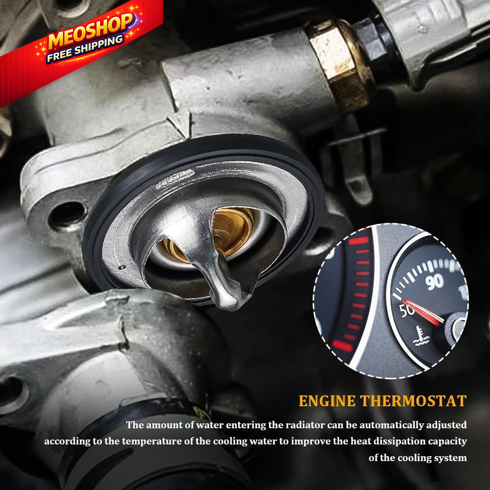 Car Thermostat, High Performance Automotive Replacement Engine Thermostat...