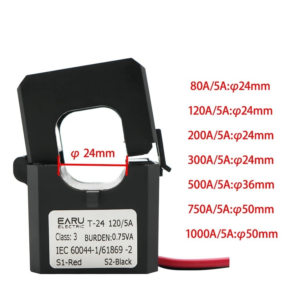 Current Split Core Clamp High Frequency Transformer Type CT 80A /5A 1000A/ 5A