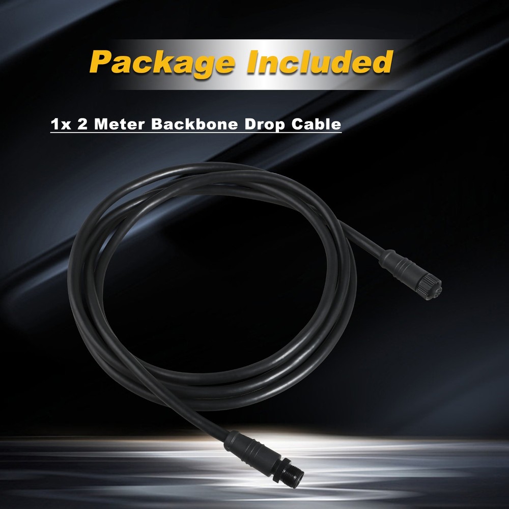 NMEA 2000 2 Meter Backbone/Drop Cable for Garmin Lowrance Simrad B&G