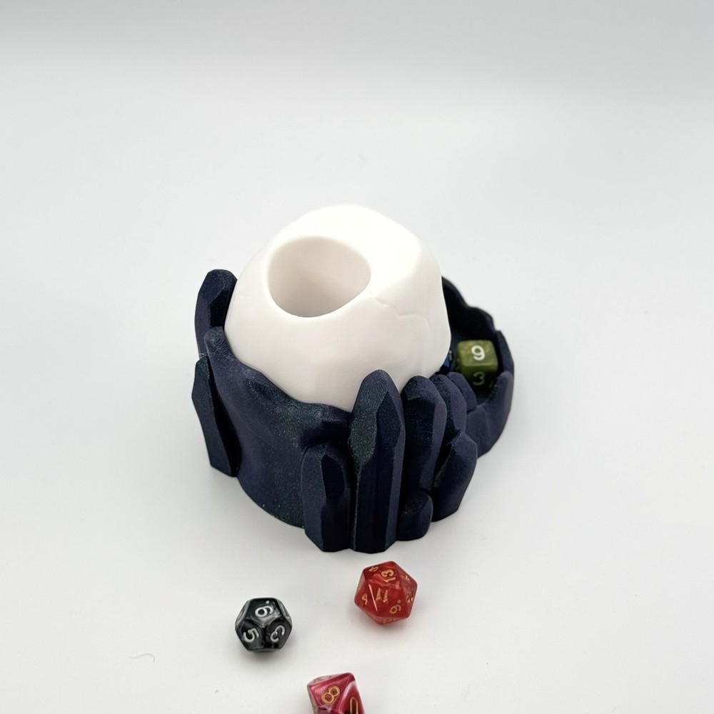 Skull Dice Rolling Tower – Gothic Tabletop Gaming Accessory for RPG & DnD