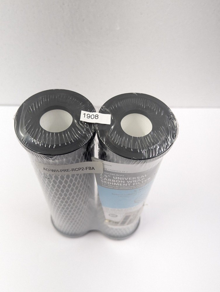 AO Smith 2.5” Universal Carbon Wrap Sediment Filter 5 Micron 2 Pack
