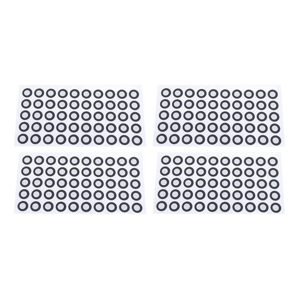 500Pcs Scanning Marker 6mm ID 10mm OD Reference Point Diffuse Reflection Part