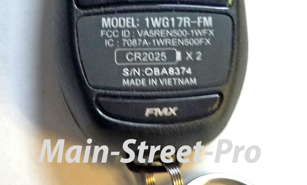 Compustar 1WG17R-FM 1Way 3000' Range Replacement Remote Control Transmitter