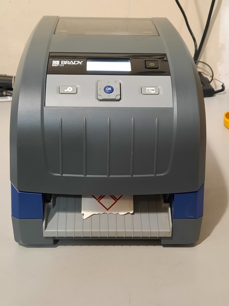 Brady BBP33 Industrial Label Printer-With Power Cord-( Powers On )-UNTESTED