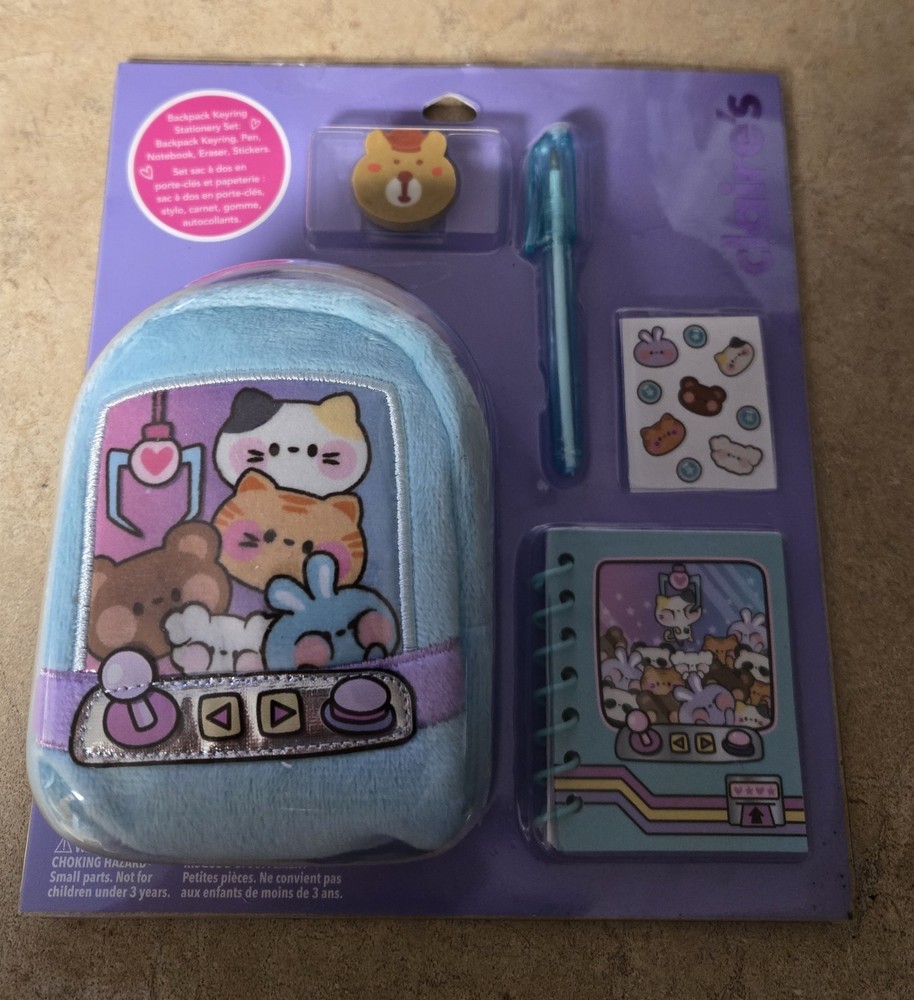 Claire's Keyring Stationary Set
