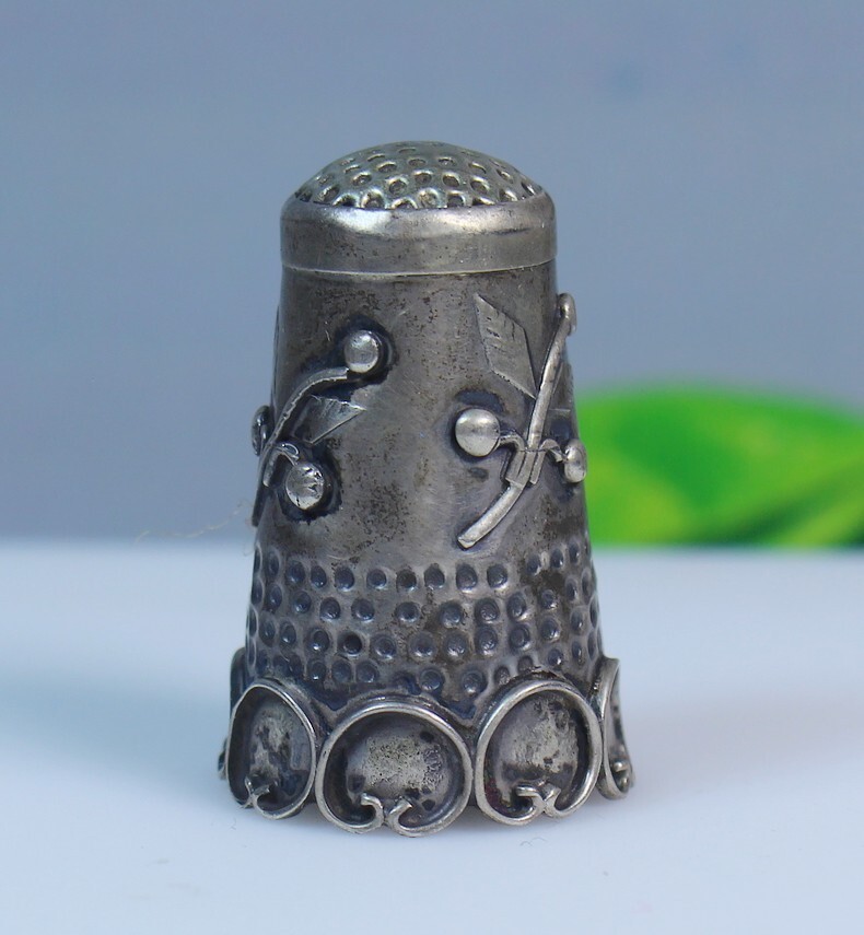 Vintage TAXCO Sterling Silver Sewing Thimble