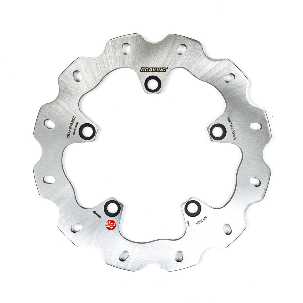 Braking Wave Brake Rotor Rear WF7524