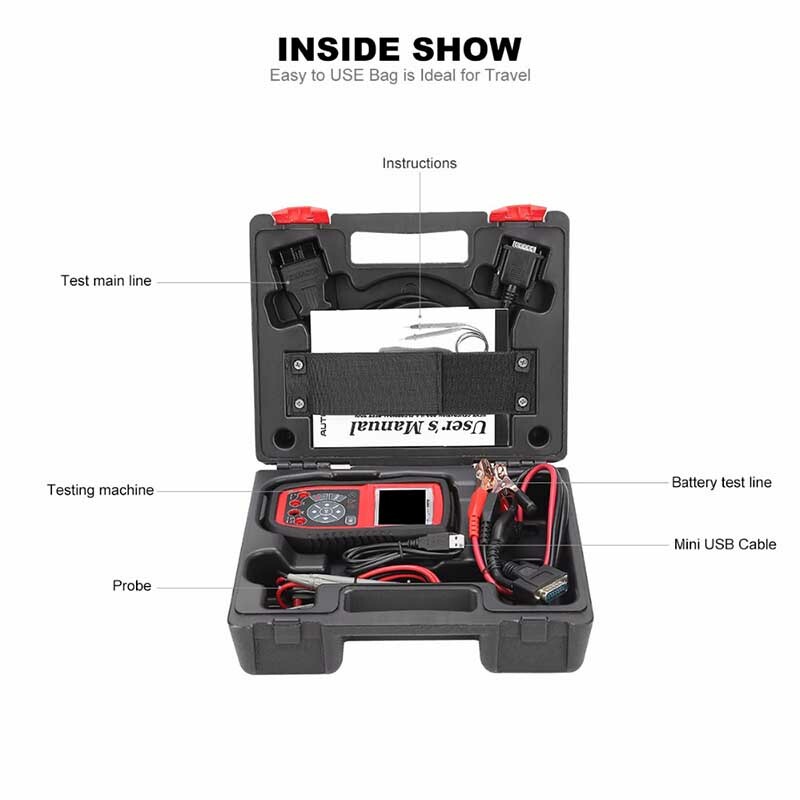 12V Car PowerScan Circuit Tester Electrical Power Probe AVOmeter Diagnostic OBD2