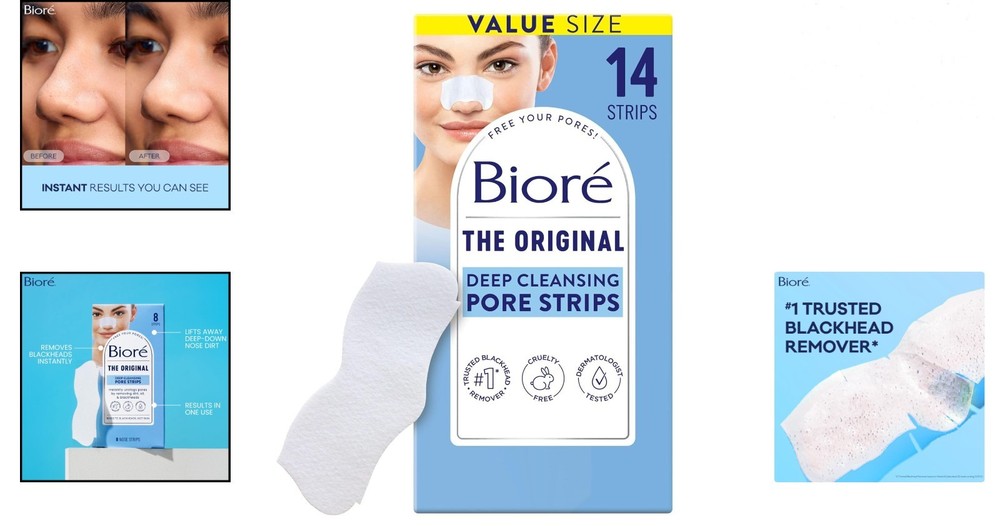 C-Bond Technology Blackhead Removing Strips - Instant Pore Cleansing, 14 Count