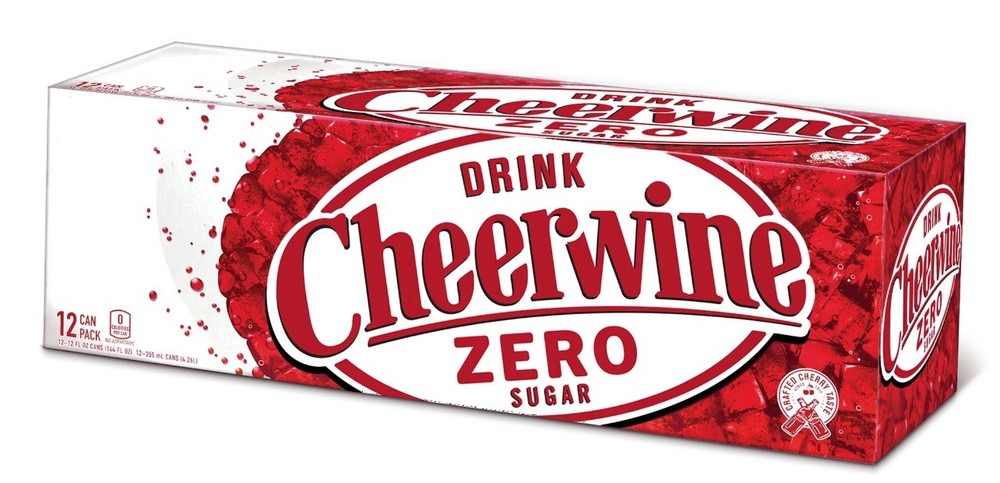 Cheerwine Soda ZERO SUGAR - 12oz Cans - FREE SHIPPING!!
