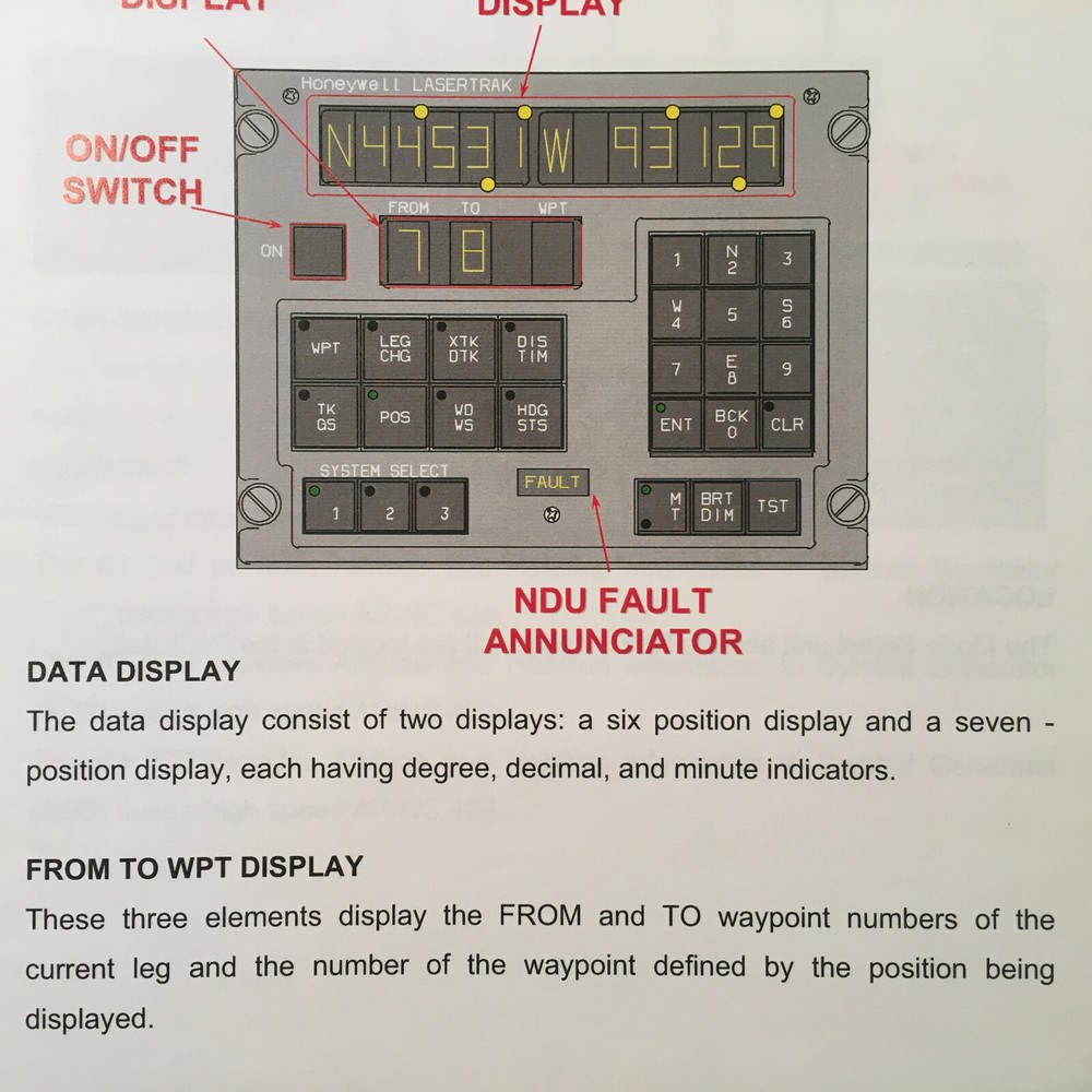 Inertial Reference System in Gulfstream V Pilot Training Booklet. GV