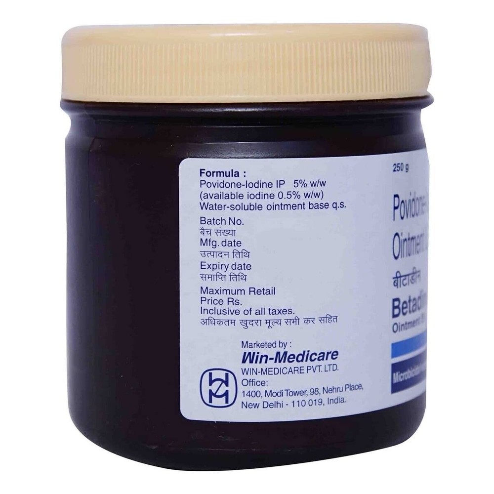 Betadine 5% Ointment 250 gm