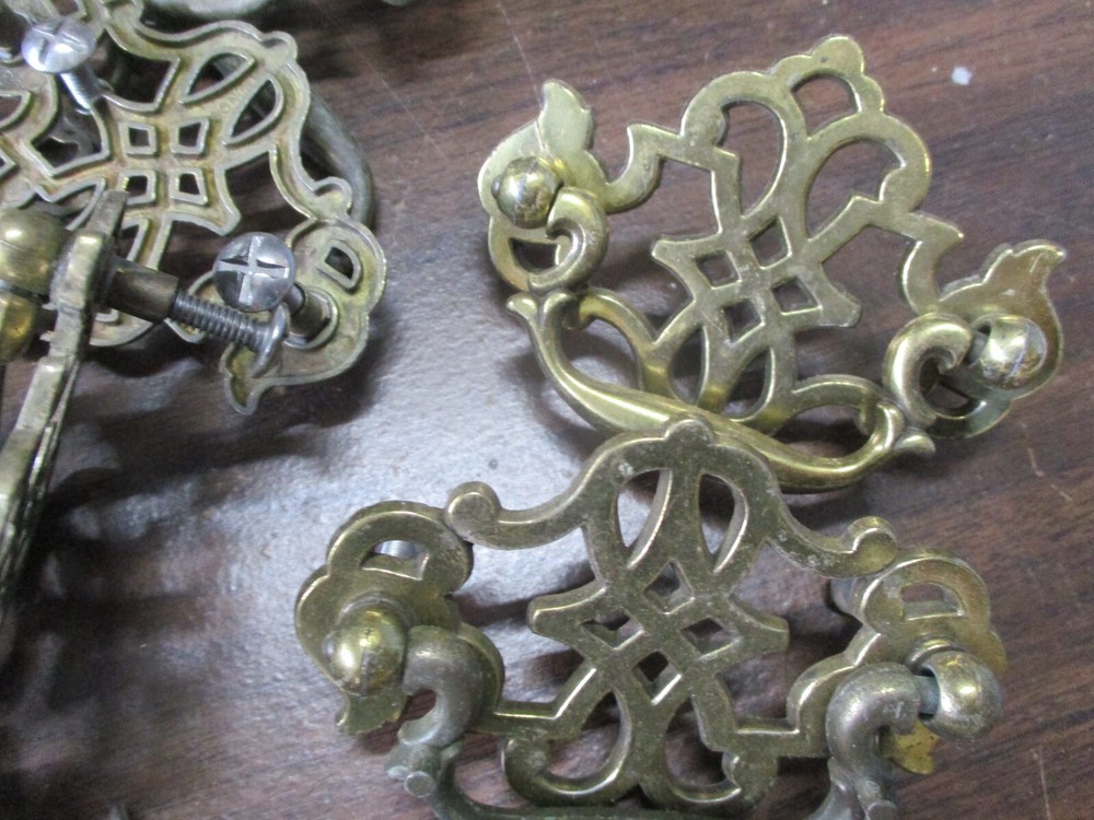 Vintage Drawer Cabinet Handle Pull Lot