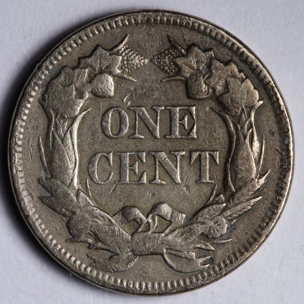 1857 Flying Eagle Cent Penny VF E137 TKNM