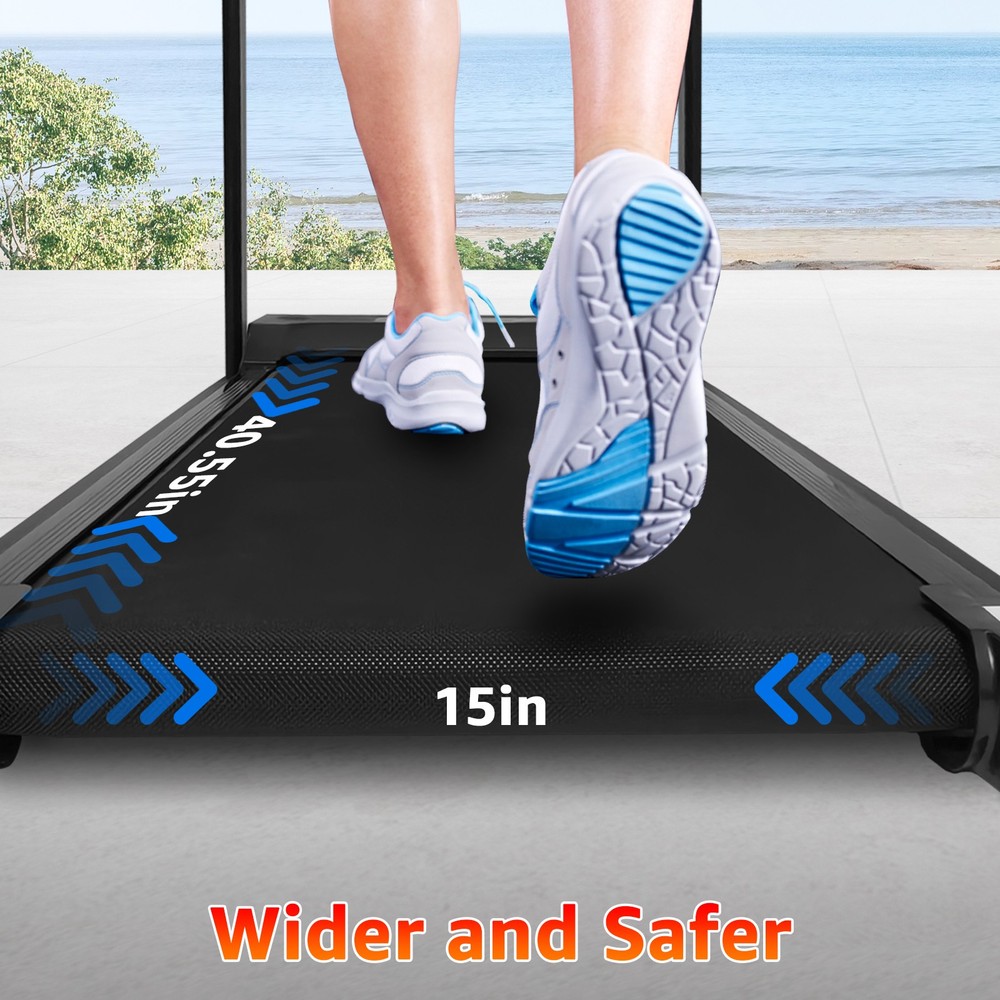 FITSHOW App-compatible 3HP Treadmill - Professional Foldable Design with Silent