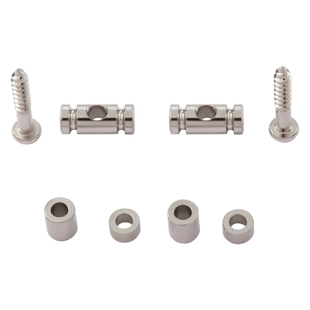 2x Barrel Style Stainless Steel Guitar String Guides String Retainer String Tree