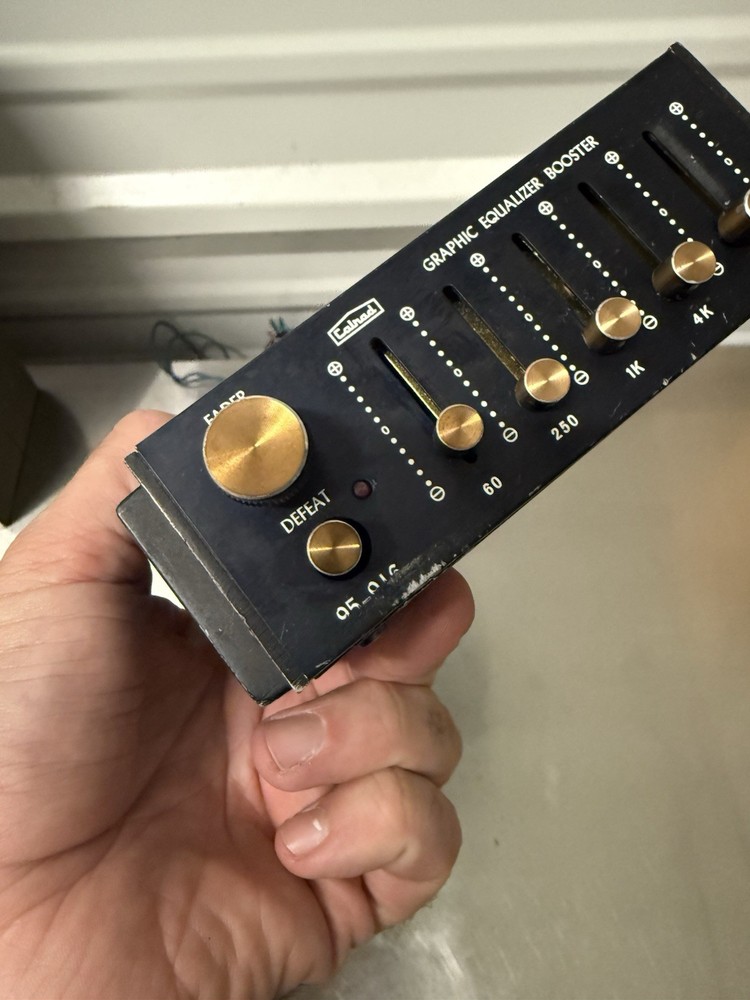 Vintage Calrad Graphic Equalizer Car Audio Gear
