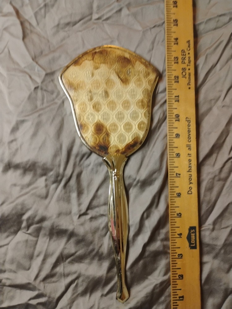 Vintage Hand Held Victorian Mirror