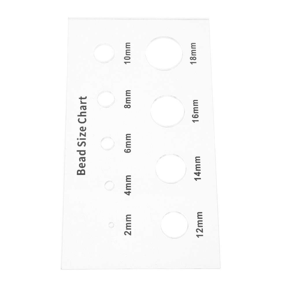 Bead Measuring Tool Tools for Crafts Measurer Crystal Size Template