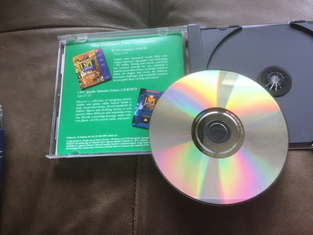 I Spy Mystery PC CD-ROM WIN/MAC 2006 Scholastic