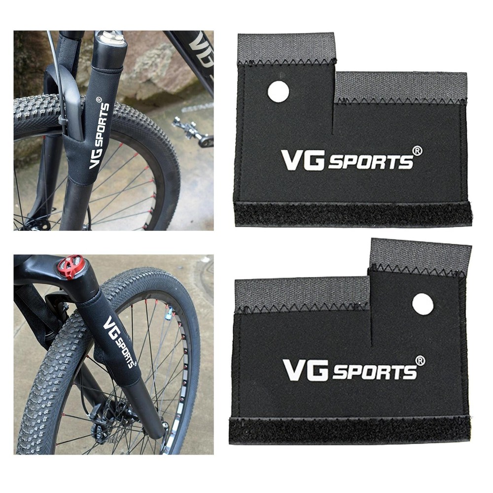 2pcs/set Bike Front Fork Protective Pad Wrap Cover Accessories