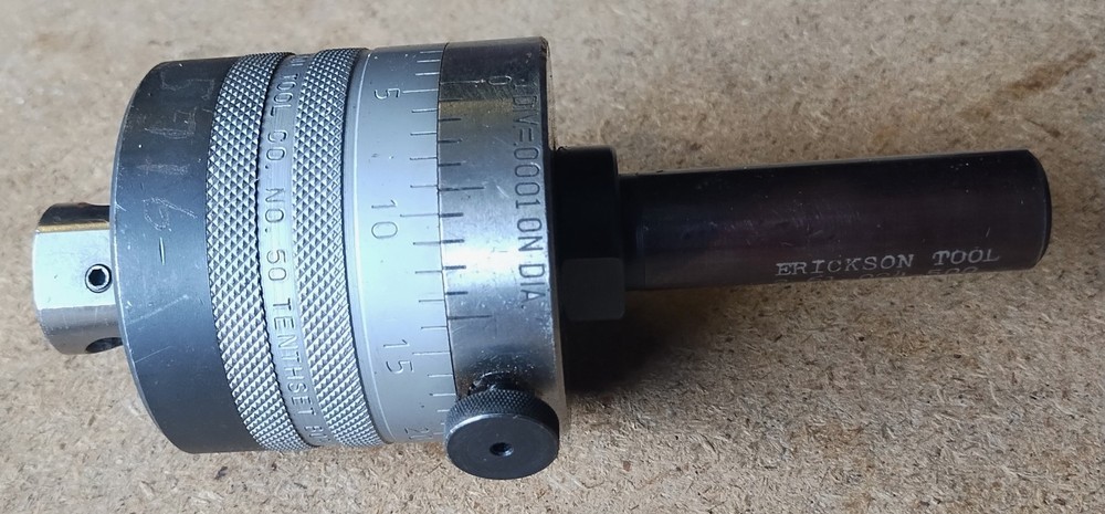 Erickson Tool Co.  No. 50 Tenthset Boring Head