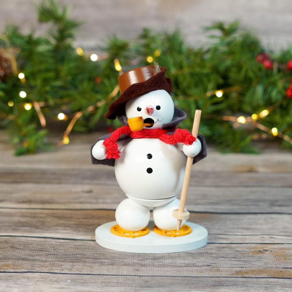 Smoker -Snowshoeing Snowman