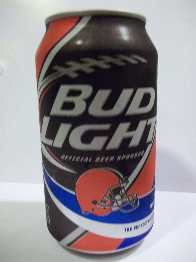 NFL 2015 CLEVELAND BROWNS BUD LIGHT EMPTY CAN 2015