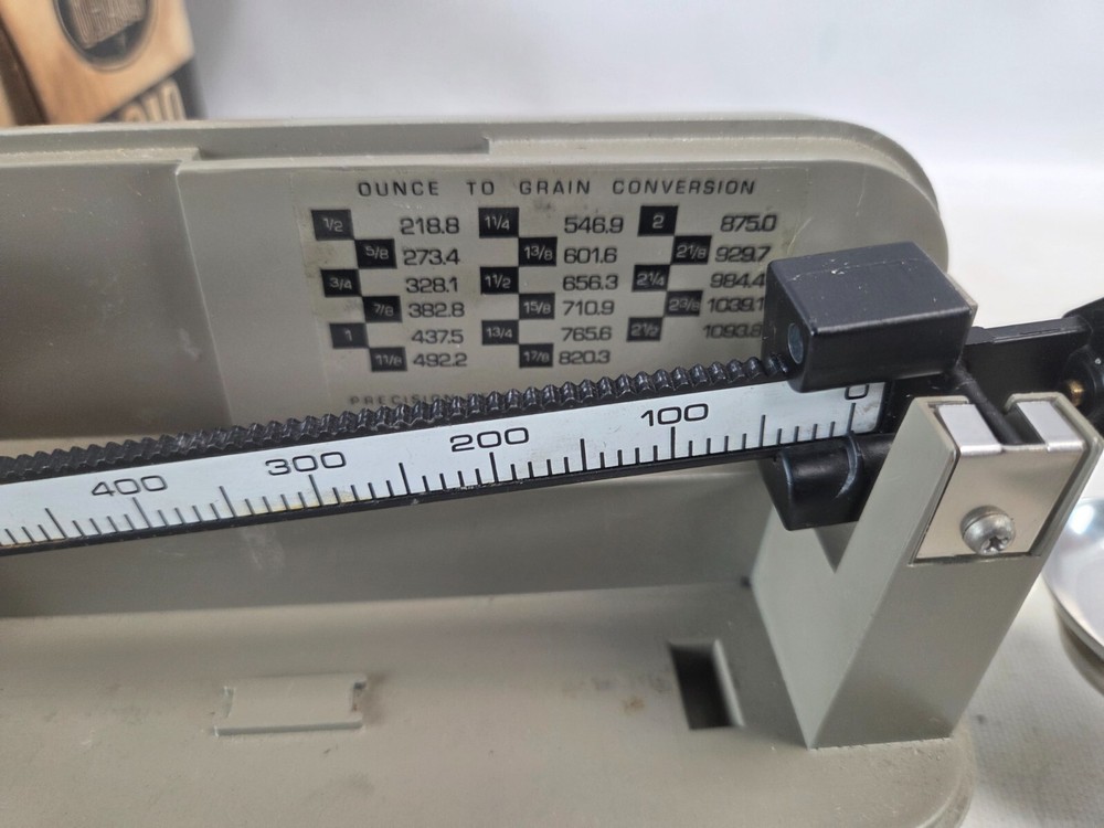 Vintage Ohaus 10 10 Powder Scale For Reloading