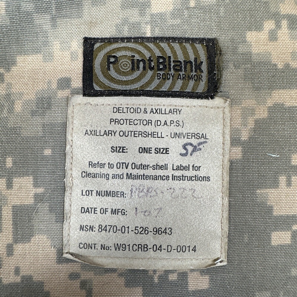 Point Blank Deltoid & Axillary Outershell and insert