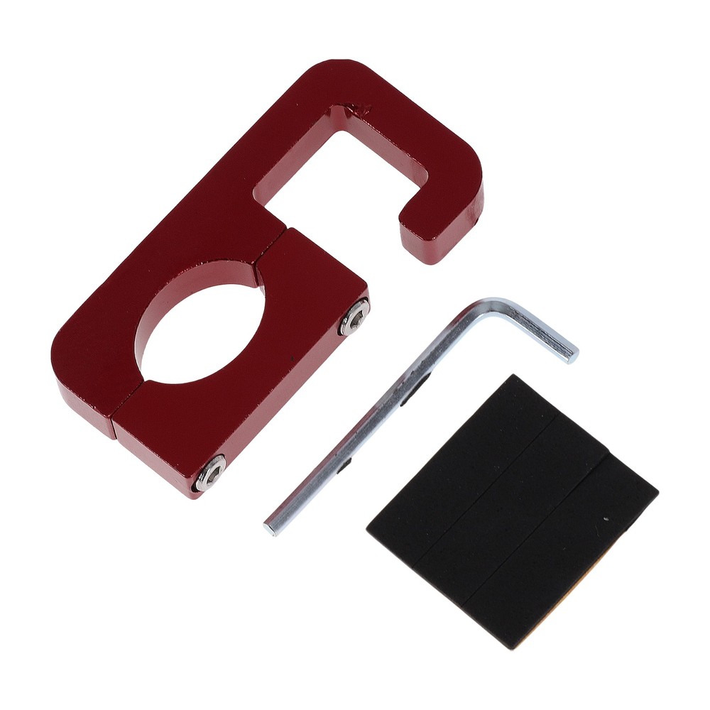 Double Arc Hook for Motorcycle Hex Key Washer 1 Set Red