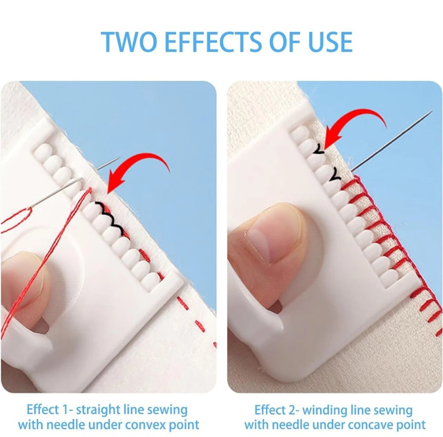 4pcs Sewing Guide Template Kit – 3mm Spacing Tool for Precise Stitching - NEW