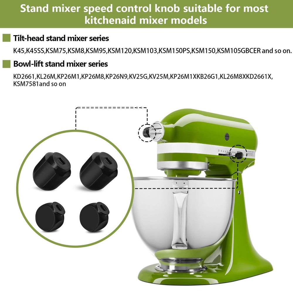 Speed Control Knob Replacement Part for KitchenAid Stand Mixer - for Lock Lev...
