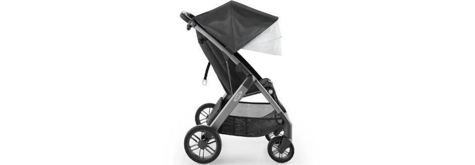 OXO Tot Cubby Plus Stroller, Charcoal / Red
