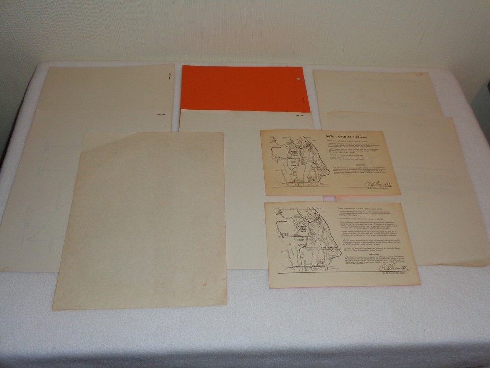NASA Space Shuttle Second Launch STS-2 Media Press Kit Permits & Papers Lot Rare