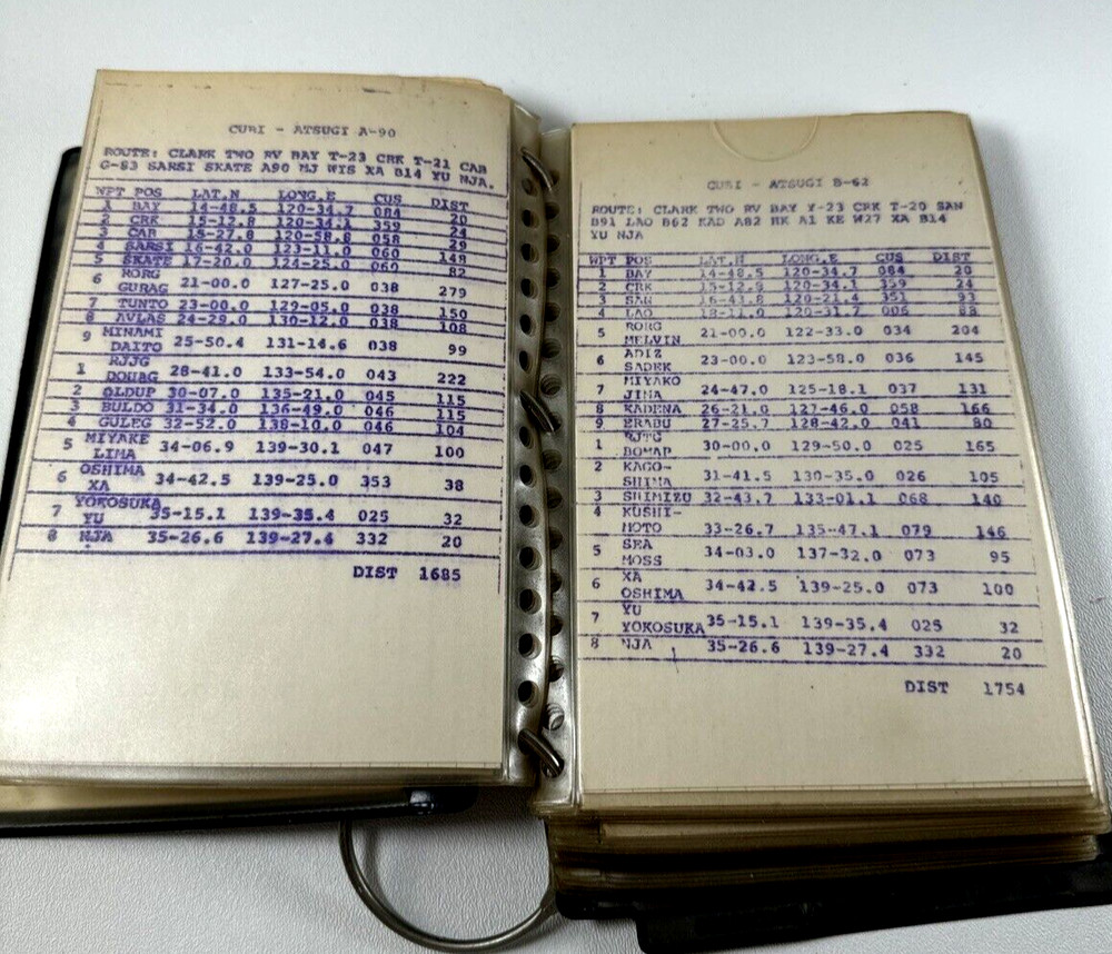 Vcr-50 Squadron Routing Guide US Navy Flight Crew Check Lists 3 Ring Book Read