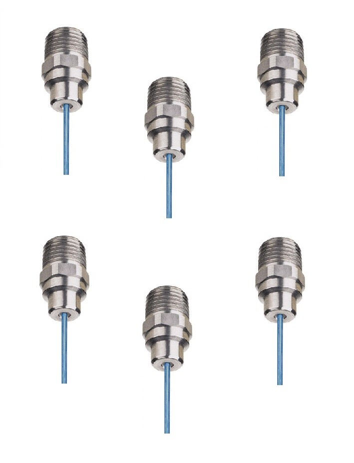 Pack of 6 - TeeJet Stream-Jet Solid Stream SS Nozzle Spray Tip 1.5 GPM @ 40 PSI